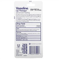 Vaseline, Lip Therapy, Advanced Healing,  Lip Protectant, 0.35 oz (10 g)