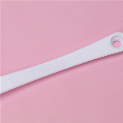 Набор мерных ложек Доляна, 11 шт.: 30/60/80/125/250 мл, 0.6/1.2/2.5/5/7.5/15 мл, пластик, белый