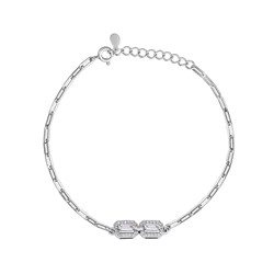 Браслет, куб.циркон., BY-0173