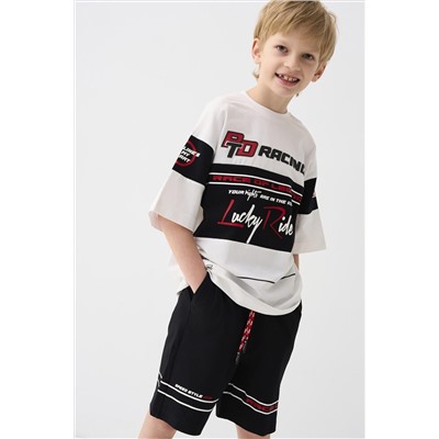 Комплект трикотажный для мальчиков: фуфайка (футболка), шорты PLAYTODAY, 1239866