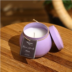 Свеча ароматическая в баночке, 150 г, парафин, hibiscus