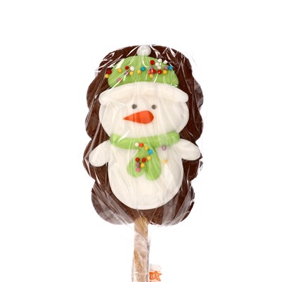 Печенье шоколадное новогоднее на палочке «Зимнее», МИКС, 30 г