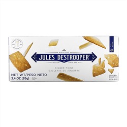 Jules Destrooper, Ginger Thins Cookies, 3.4 oz (95 g)