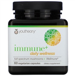 Youtheory, Immune+ Daily Wellness, 60 Vegetarian Capsules
