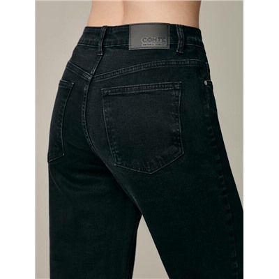 Mom Fit CONTE CON-587 Черные джинсы mom на пуговицах