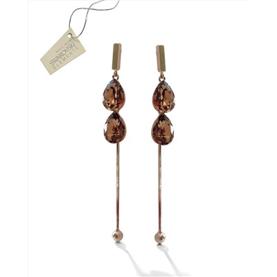 Серьги с кристаллами Swarovski