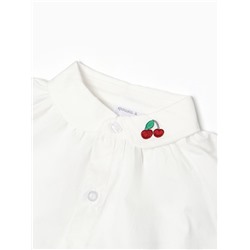Рубашка для девочки Крошка Я, рост 86-92 см, белая