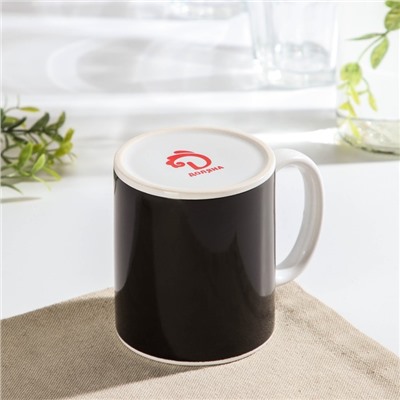 Кружка - хамелеон Доляна «С праздником весны тебя!», 350 мл, керамика, сиреневая