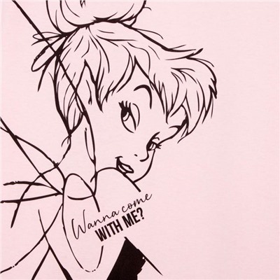 Футболка «Фея», розовая, размер 40