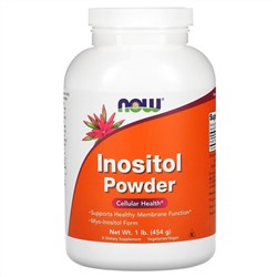 Now Foods, порошок из инозитола, 454 г (1 фунт)