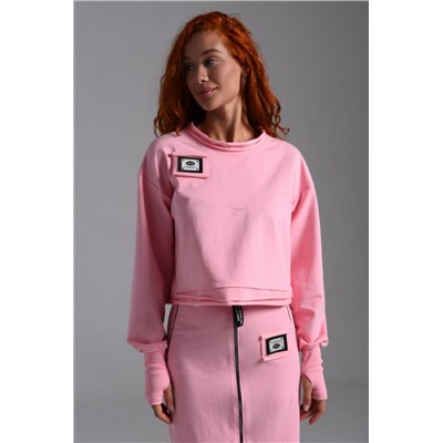 7430 толстовка женская (Розовый)