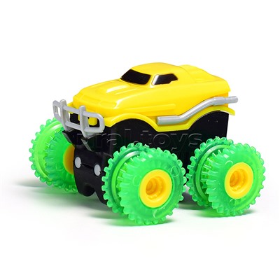 Машина-трюкач на батарейках, в коробке