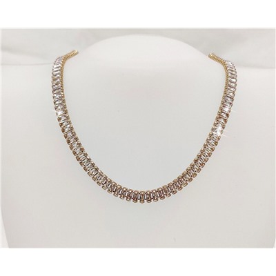 Колье с цирконами