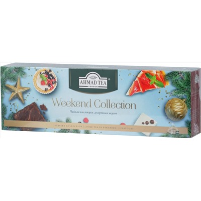 AHMAD TEA. Новый год. New Year Weekend Collection карт.упаковка, 60 пирамидки