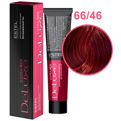 ESTEL DeLuxe Extra Red Крем-краска для волос 66/46 Темно-русый медно-фиолетовый 60 мл