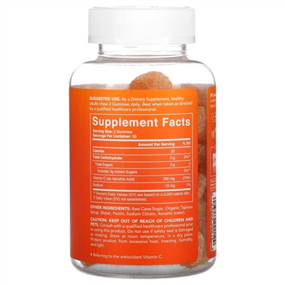 Sports Research, Vitamin C, Natural Orange, 60 Gummies