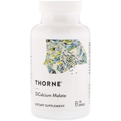 Thorne Research, Дикальций малат, 120 капсул в растительной оболочке