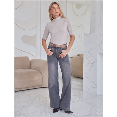 Водолазка из премиального хлопка с эластаном