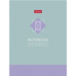 Записная книжка А6  24л клетка "Сила в деталях" мат.лам (091595) Хатбер