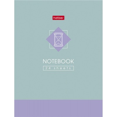 Записная книжка А6  24л клетка "Сила в деталях" мат.лам (091595) Хатбер