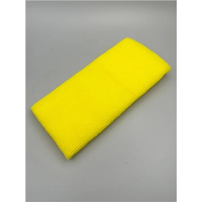 Bath Towel Мочалка-полотенце для душа с пилинг-эффектом / Nylon Long Exfoliating Towel, жесткая, желтый 28178