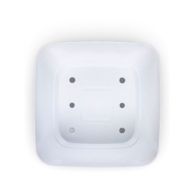 Горшок для цветов с поддоном СибПолимер «Классика», 15 л, пластиковый, белый