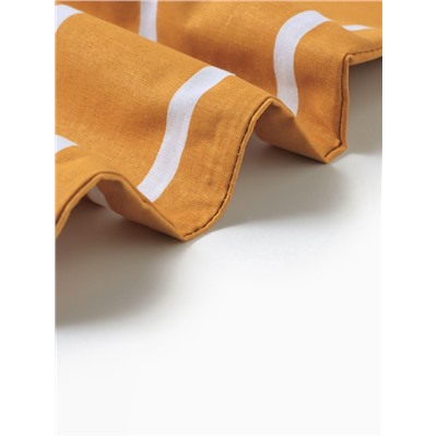 Пододеяльник 2-спальный «Этель» Mustard stripes, 175×215 см, поплин