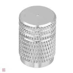 NG Набор заглушек ниппеля 4шт. алюминиевый, универсальный, серебро