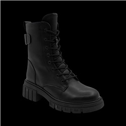 Ботинки из натуральной кожи Р-046-1 черные