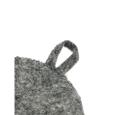 Набор для бани и сауны «Тёмный», 5 предметов: шапка, коврик, рукавица, тапочки, портфель, «Добропаровъ»