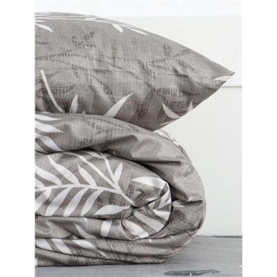 Постельное бельё евро LoveLife «Листья», микрофибра