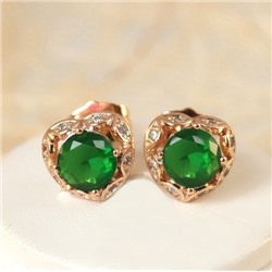 Серьги-гвоздики позолота  H01-14688р