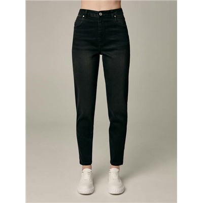 Mom Fit CONTE CON-592 Джинсы mom с высокой посадкой и эффектом легкой потертости
