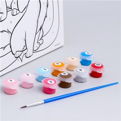 Картина по номерам для детей «Коты Аристократы», 20×30 см