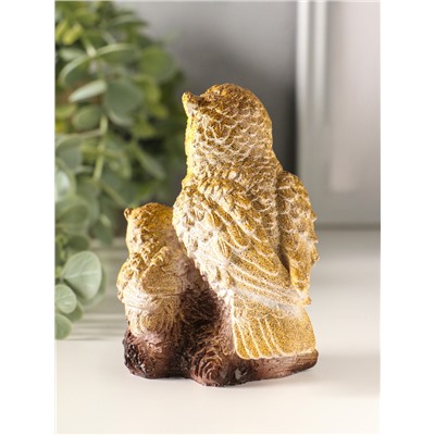 Фигурка «Сова с совенком», 9.5×6×8 см, МИКС