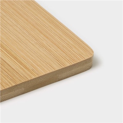 Доска разделочная Доляна «Марно», бамбук, 24×14 см