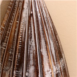 Подставка для бутылок «Лодка», 37×20×100 см, дерево албезия, светло-коричневая