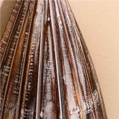 Подставка для бутылок «Лодка», 37×20×100 см, дерево албезия, светло-коричневая