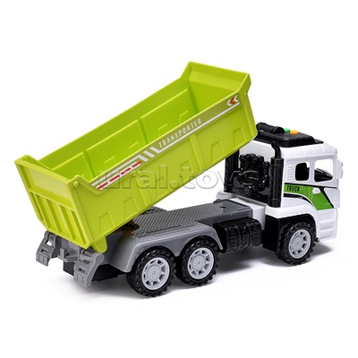 Машина "Строительная" на батарейках, в коробке