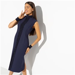 Платье-футляр‑футляр, Поцелуй удачи (night, с манжетами)