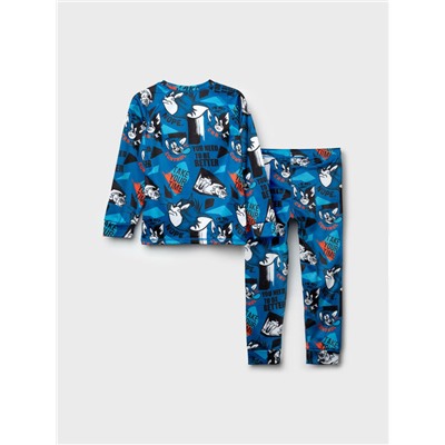 Термокомплект трикот. для мальчиков: фуфайка (футболка) с длин. рук, брюки для эпизод. использования