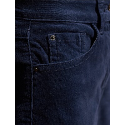 Брюки из эластичного микро-вельвета