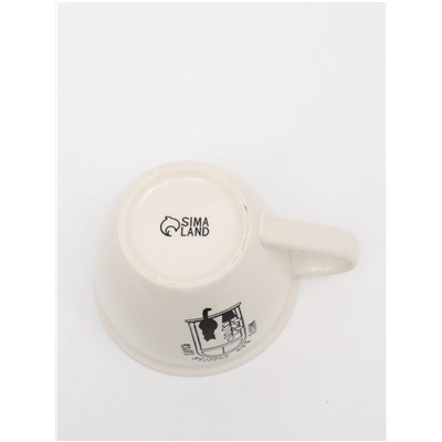 Кружка чайная керамическая «Место для счастья», 500 мл, ручная работа