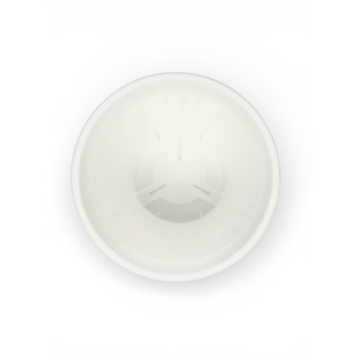 Горшок для цветов с поддоном «Альтернатива. Афина», 5.5 л, пластиковый, белый