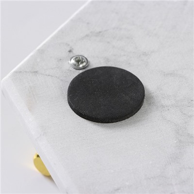 Поднос Magistro Marble, 25×29 см, мрамор, белый