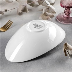 Салатник фарфоровый Wilmax Olivia, 0.6 л, 25.5×15×7.5 см, цвет белый