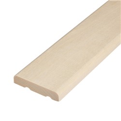 Наличник сращённый для бани «Добропаровъ», осина, сорт А, 2200×65×14 мм