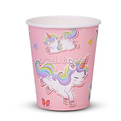 Набор посуды одноразовой "Мечта единорога" стаканы (10 шт)