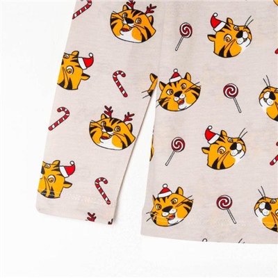 Пижама детская новогодняя KAFTAN Happy Holidays, размер 28 (86-92 см)