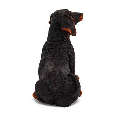 Садовая фигура из полистоуна «Собака такса», 20×20×12 см